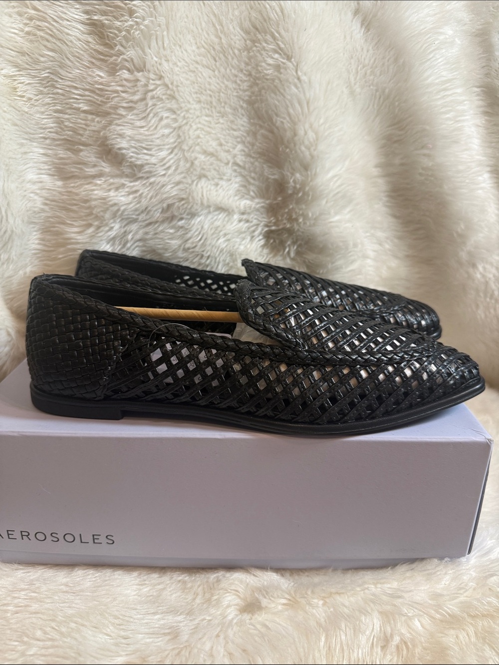 Aerosoles Men’s Woven Slip-On Loafers Black Size 11 M NWT Comfort Shoes